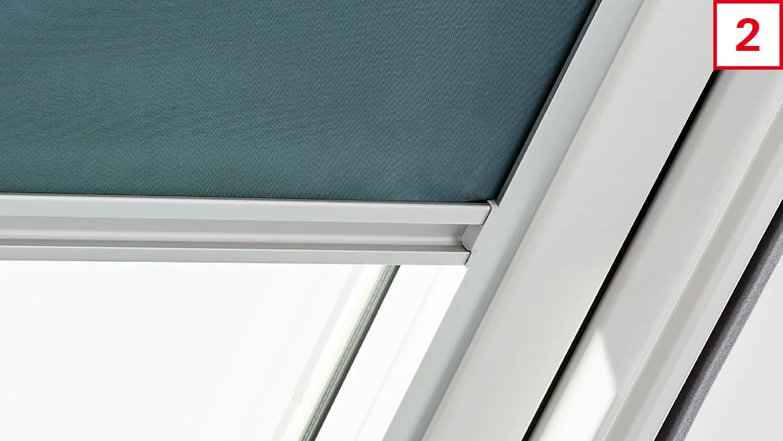 ROTO-Verdunkelungsrollo für Fenstergröße  054/098 oder 05/09