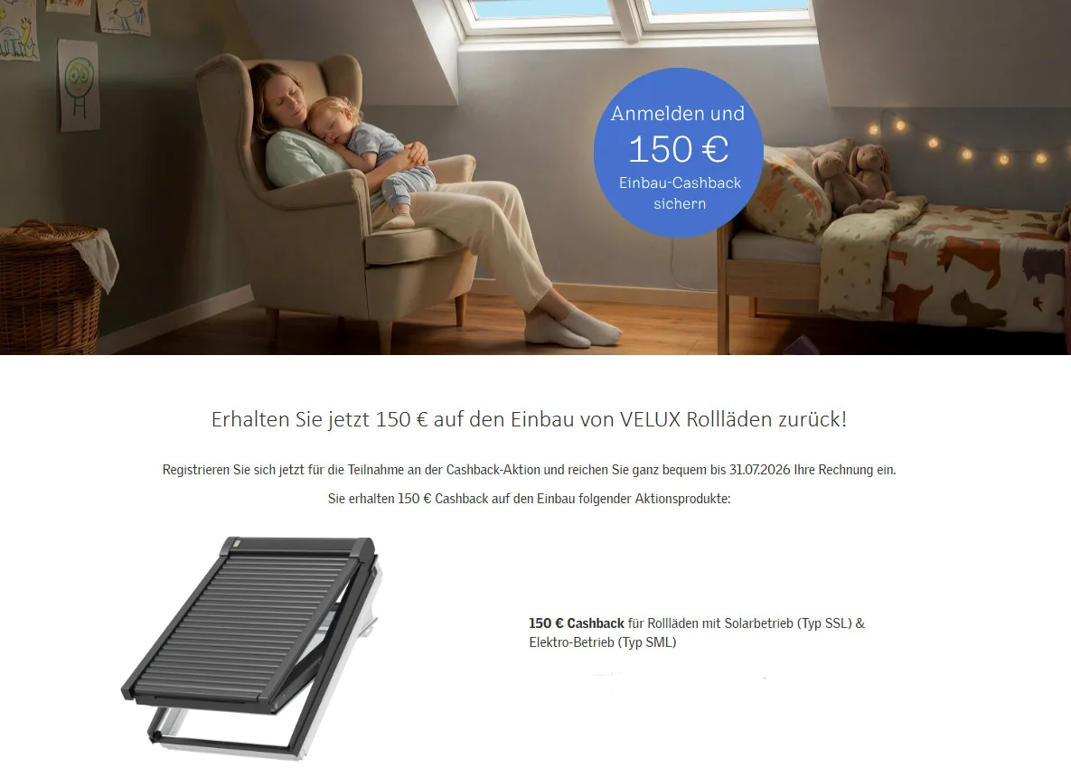 NEU  VELUX-Rollladen Solar SSL-K für alle Größen