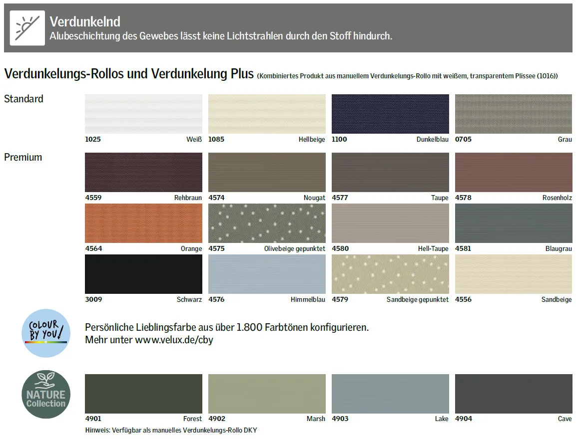 VELUX-Verdunkelung Plus DFD für Größe SK08