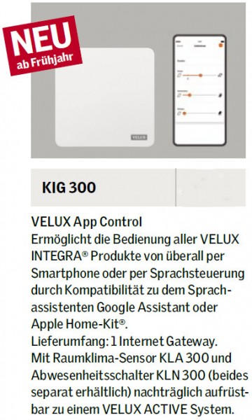 VELUX-ACTIVE System KIG 300